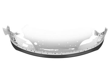 CSR Frontspoiler | Cup-Spoilerlippe mit ABE für Porsche 987 Boxster CSL597-L Lackierung erforderlich (schwarz matt)