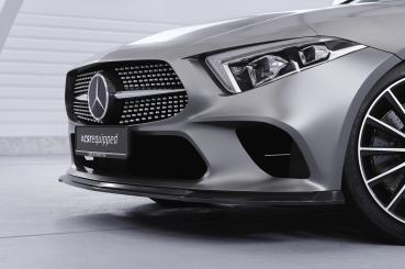 CSR Frontspoiler | Cup-Spoilerlippe mit ABE für Mercedes-Benz CLS (C257) CSL599-G Glossy schwarz Hochglanz (keine Lackierung erforderlich)