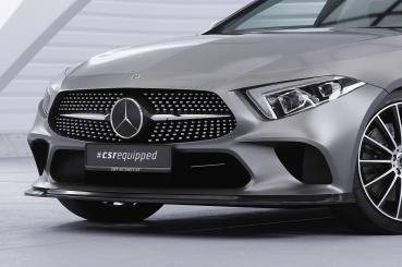 CSR Frontspoiler | Cup-Spoilerlippe mit ABE für Mercedes-Benz CLS (C257) CSL599-G Glossy schwarz Hochglanz (keine Lackierung erforderlich)