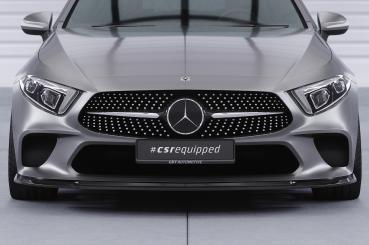 CSR Frontspoiler | Cup-Spoilerlippe mit ABE für Mercedes-Benz CLS (C257) CSL599-G Glossy schwarz Hochglanz (keine Lackierung erforderlich)