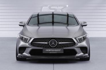 CSR Frontspoiler | Cup-Spoilerlippe mit ABE für Mercedes-Benz CLS (C257) CSL599-G Glossy schwarz Hochglanz (keine Lackierung erforderlich)