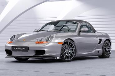 CSR Frontspoiler | Cup-Spoilerlippe mit ABE für Porsche 986 Boxster CSL600-L Lackierung erforderlich (schwarz matt)
