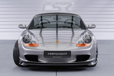 CSR Frontspoiler | Cup-Spoilerlippe mit ABE für Porsche 986 Boxster CSL600-L Lackierung erforderlich (schwarz matt)