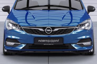 CSR Frontspoiler | Cup-Spoilerlippe mit ABE für Opel Astra K CSL601-L schwarz matt (Lackierung erforderlich)