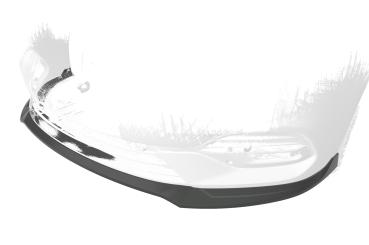 CSR Frontspoiler | Cup-Spoilerlippe mit ABE für Opel Astra K CSL601-L schwarz matt (Lackierung erforderlich)