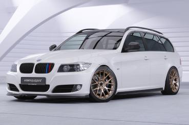 CSR Frontspoiler | Cup-Spoilerlippe mit ABE für BMW 3er E90/ E91 LCI CSL602-S Strukturiert schwarz matt (keine Lackierung erforderlich)