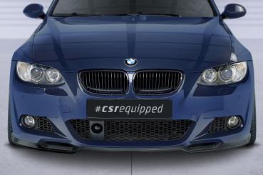 CSR Frontspoiler | Cup-Spoilerlippe mit ABE für BMW 3er E92/E93 M-Paket CSL605-L Lackierung erforderlich (schwarz matt)