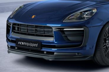 CSR Frontspoiler | Cup-Spoilerlippe mit ABE für Porsche Macan CSL608-L schwarz matt (Lackierung erforderlich)