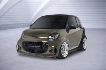 CSR Frontspoiler | Cup-Spoilerlippe mit ABE für Smart EQ fortwo (fortwo 453) CSL610-G Glossy schwarz Hochglanz (keine Lackierung erforderlich)