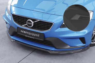 CSR Frontspoiler | Cup-Spoilerlippe mit ABE für Volvo V40 R-Design CSL611-S schwarz matt strukturiert (keine Lackierung erforderlich)