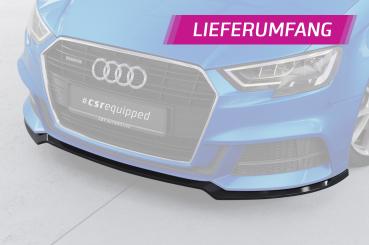 CSR Frontspoiler | Cup-Spoilerlippe mit ABE für Audi A3 S-Line / S3 8V CSL612-K Kupfer matt (keine Lackierung erforderlich)