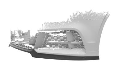 CSR Frontspoiler | Cup-Spoilerlippe mit ABE für Audi A3 S-Line / S3 8V CSL612-K Kupfer matt (keine Lackierung erforderlich)