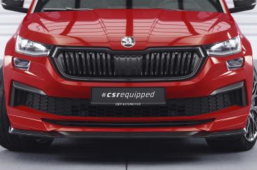 CSR Frontspoiler | Cup-Spoilerlippe mit ABE für Skoda Kodiaq CSL614-L schwarz matt (Lackierung erforderlich)