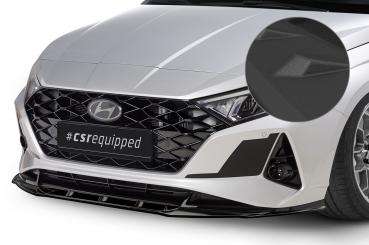 CSR Frontspoiler | Cup-Spoilerlippe mit ABE für Hyundai i20 (BC3) CSL615-S schwarz matt strukturiert (keine Lackierung erforderlich)