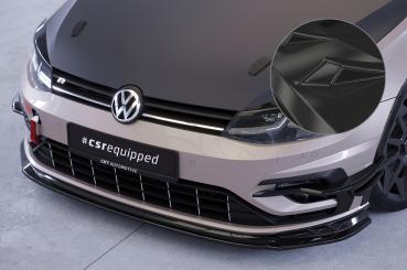 CSR Frontspoiler | Cup-Spoilerlippe mit ABE für VW Golf 7 (Typ AU) R CSL625-G Glossy schwarz glänzend (keine Lackierung erforderlich)
