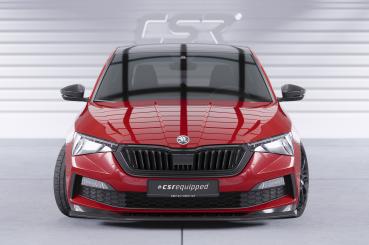CSR Frontspoiler | Cup-Spoilerlippe mit ABE für Skoda Scala Monte Carlo CSL627-L schwarz matt (Lackierung erforderlich)