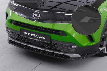 CSR Frontspoiler | Cup-Spoilerlippe mit ABE für Opel Mokka B / Mokka-E CSL628-S Strukturiert schwarz matt (keine Lackierung erforderlich)
