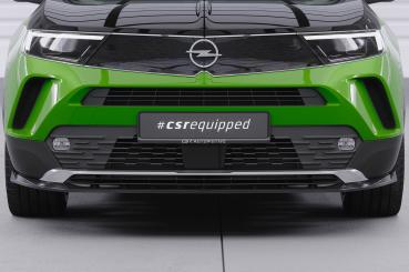 CSR Frontspoiler | Cup-Spoilerlippe mit ABE für Opel Mokka B / Mokka-E CSL628-G Glossy schwarz glänzend (keine Lackierung erforderlich)