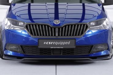 CSR Frontspoiler | Cup-Spoilerlippe mit ABE für Skoda Fabia 3 (Typ NJ) CSL631-G Glossy schwarz Hochglanz (keine Lackierung erforderlich)