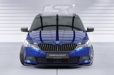 CSR Frontspoiler | Cup-Spoilerlippe mit ABE für Skoda Fabia 3 (Typ NJ) CSL631-G Glossy schwarz Hochglanz (keine Lackierung erforderlich)
