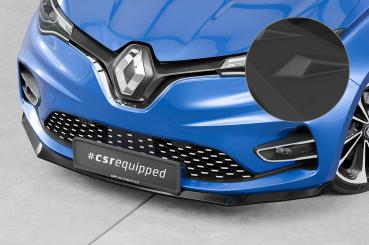 CSR Frontspoiler | Cup-Spoilerlippe mit ABE für Renault Zoe CSL632-S schwarz matt strukturiert (keine Lackierung erforderlich)