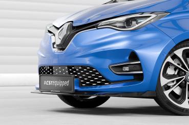CSR Frontspoiler | Cup-Spoilerlippe mit ABE für Renault Zoe CSL632-L schwarz matt (Lackierung erforderlich)