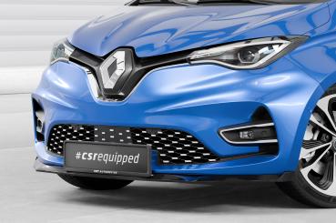 CSR Frontspoiler | Cup-Spoilerlippe mit ABE für Renault Zoe CSL632-L schwarz matt (Lackierung erforderlich)