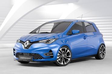 CSR Frontspoiler | Cup-Spoilerlippe mit ABE für Renault Zoe CSL632-L schwarz matt (Lackierung erforderlich)