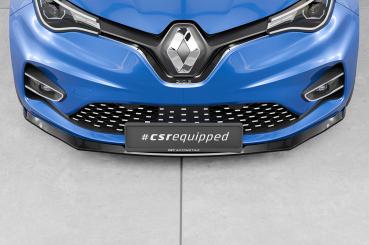 CSR Frontspoiler | Cup-Spoilerlippe mit ABE für Renault Zoe CSL632-L schwarz matt (Lackierung erforderlich)