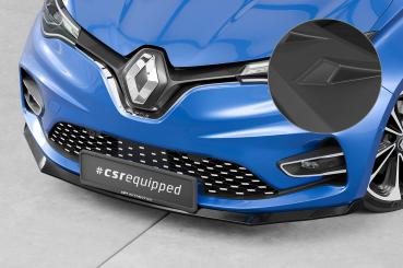 CSR Frontspoiler | Cup-Spoilerlippe mit ABE für Renault Zoe CSL632-L schwarz matt (Lackierung erforderlich)