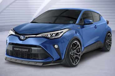 CSR Frontspoiler | Cup-Spoilerlippe mit ABE für Toyota C-HR CSL634-L schwarz matt (Lackierung erforderlich)