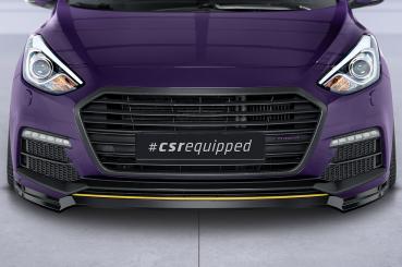 CSR Frontspoiler | Cup-Spoilerlippe mit ABE für Hyundai I30 (GD) Turbo CSL635-S schwarz matt strukturiert (keine Lackierung erforderlich)