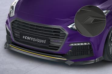 CSR Frontspoiler | Cup-Spoilerlippe mit ABE für Hyundai I30 (GD) Turbo CSL635-M Carbon Look matt strukturiert (keine Lackierung erforderlich)