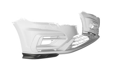 CSR Frontspoiler | Cup-Spoilerlippe / Frontblenden für VW Golf 7 (Typ AU) R CSL636-K Kupfer matt (keine Lackierung erforderlich)