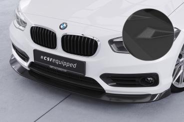 CSR Frontspoiler | Cup-Spoilerlippe mit ABE für BMW 1er F20/F21 LCI CSL639-S schwarz matt strukturiert (keine Lackierung erforderlich)
