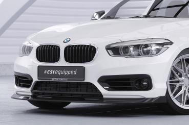 CSR Frontspoiler | Cup-Spoilerlippe mit ABE für BMW 1er F20/F21 LCI CSL639-L schwarz matt (Lackierung erforderlich)