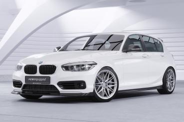 CSR Frontspoiler | Cup-Spoilerlippe mit ABE für BMW 1er F20/F21 LCI CSL639-L schwarz matt (Lackierung erforderlich)