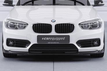CSR Frontspoiler | Cup-Spoilerlippe mit ABE für BMW 1er F20/F21 LCI CSL639-L schwarz matt (Lackierung erforderlich)