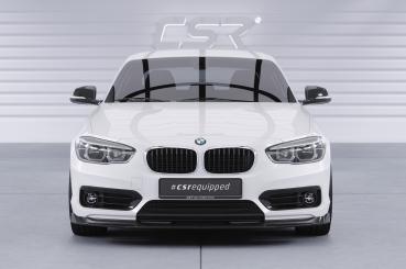 CSR Frontspoiler | Cup-Spoilerlippe mit ABE für BMW 1er F20/F21 LCI CSL639-L schwarz matt (Lackierung erforderlich)
