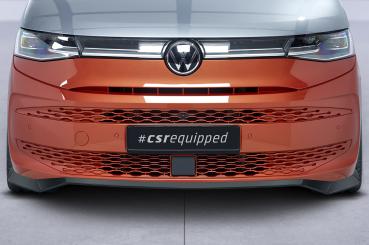CSR Frontspoiler | Cup-Spoilerlippe mit ABE für VW T7 CSL640-G Glossy schwarz glänzend (keine Lackierung erforderlich)