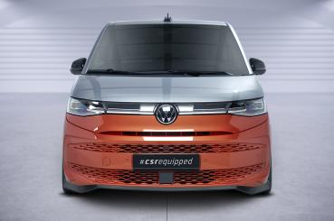 CSR Frontspoiler | Cup-Spoilerlippe mit ABE für VW T7 CSL640-G Glossy schwarz glänzend (keine Lackierung erforderlich)