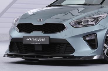 CSR Frontspoiler | Cup-Spoilerlippe mit ABE für Kia Ceed (CD) CSL643-C Carbon Look Hochglanz (keine Lackierung erforderlich)
