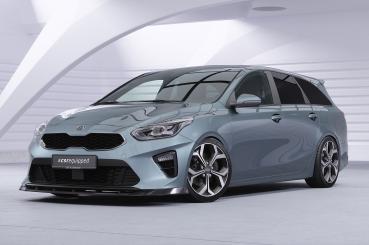 CSR Frontspoiler | Cup-Spoilerlippe mit ABE für Kia Ceed (CD) CSL643-C Carbon Look Hochglanz (keine Lackierung erforderlich)
