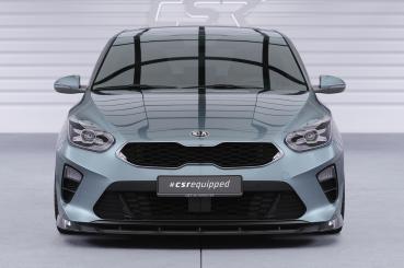 CSR Frontspoiler | Cup-Spoilerlippe mit ABE für Kia Ceed (CD) CSL643-C Carbon Look Hochglanz (keine Lackierung erforderlich)
