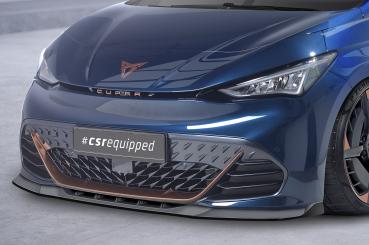 CSR Frontspoiler | Cup-Spoilerlippe mit ABE für Cupra Born CSL645-L schwarz matt (Lackierung erforderlich)