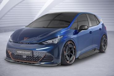 CSR Frontspoiler | Cup-Spoilerlippe mit ABE für Cupra Born CSL645-L schwarz matt (Lackierung erforderlich)