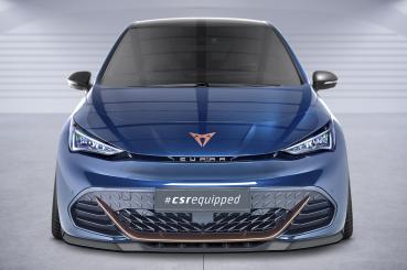 CSR Frontspoiler | Cup-Spoilerlippe mit ABE für Cupra Born CSL645-L schwarz matt (Lackierung erforderlich)