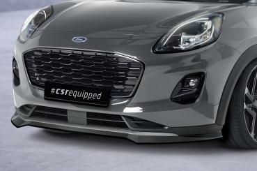 CSR Frontspoiler | Cup-Spoilerlippe mit ABE für Ford Puma Titanium CSL651-L schwarz matt (Lackierung erforderlich)