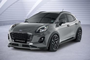 CSR Frontspoiler | Cup-Spoilerlippe mit ABE für Ford Puma Titanium CSL651-L schwarz matt (Lackierung erforderlich)
