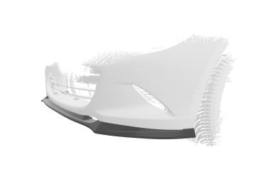 CSR Frontspoiler | Cup-Spoilerlippe mit ABE für Mazda MX-5 (Typ ND) CSL652-L schwarz matt (Lackierung erforderlich)